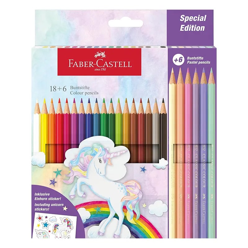 Flomaster 18rəng +6 / 111221 Faber Castell