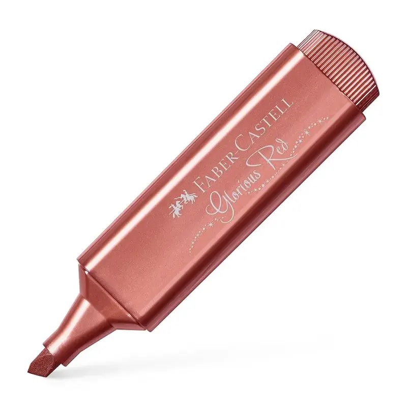 Textmarker qırmızı metallic / 154673 / FABER-CASTELL