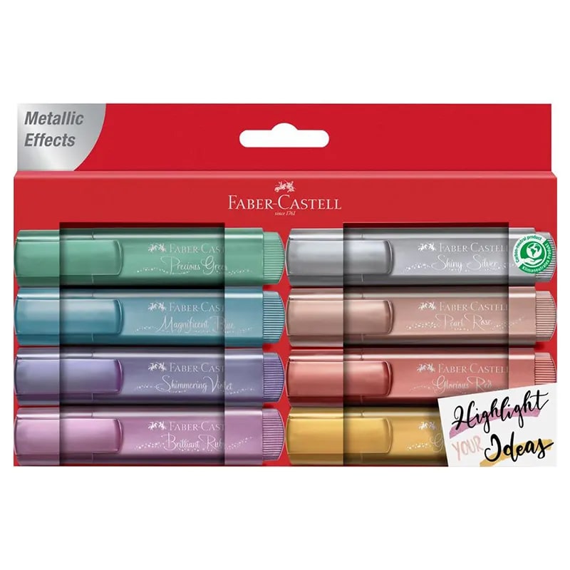 Textmarker 8 rəng / 154689 / FABER-CASTELL