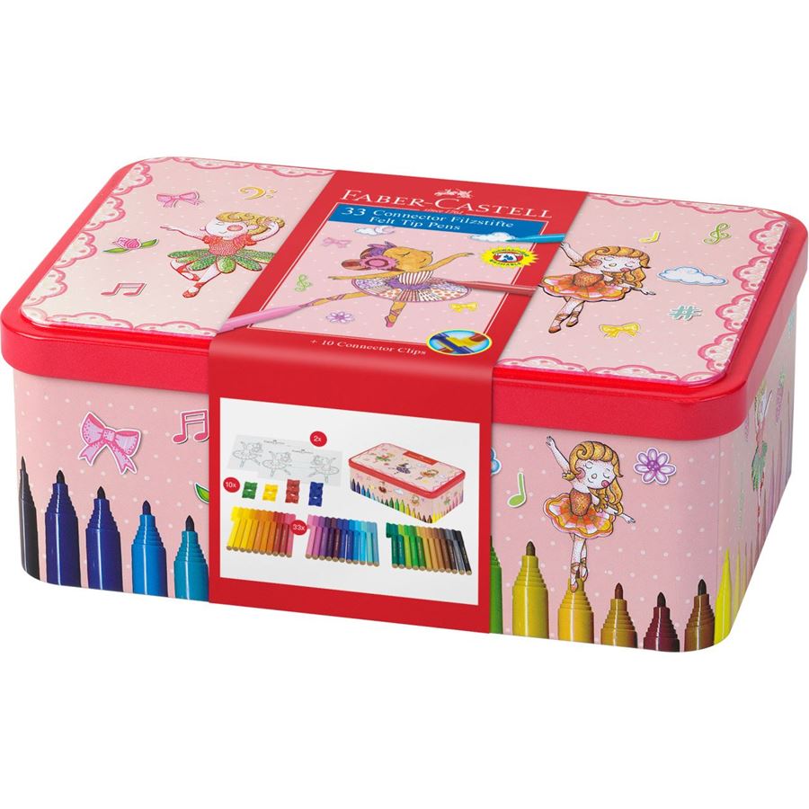 Flomaster 33 rəng CONNECTOR 155534 Faber Castell