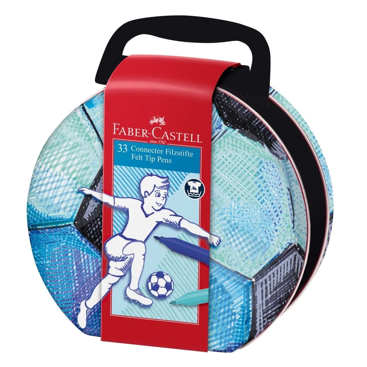 Flomaster 33 rəng metal qutuda / 155538 / Faber-Castell