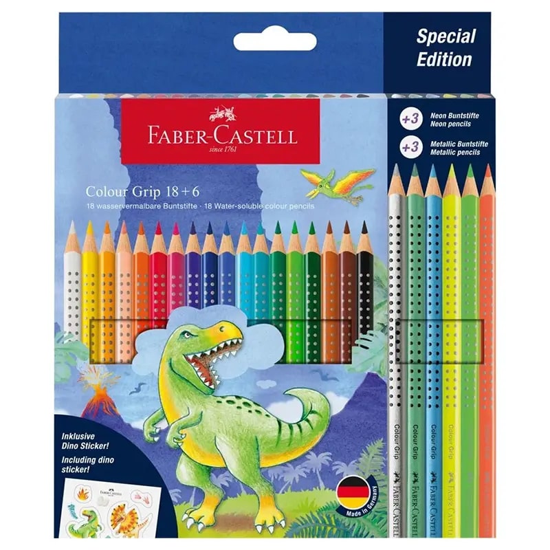 Karandaş18 rəng+6 /201546/ Faber Castell