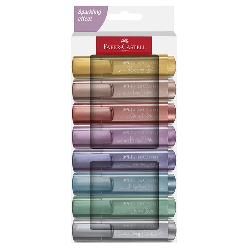 Textmarker 8 rəng / 254678 / FABER-CASTELL