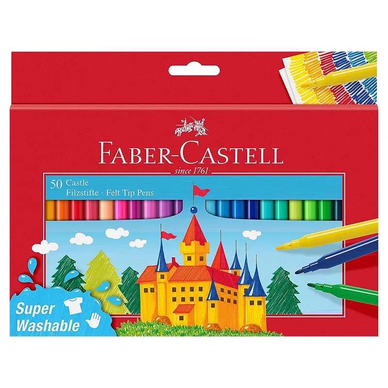 Flomaster 50rəng 554204 Faber Castell