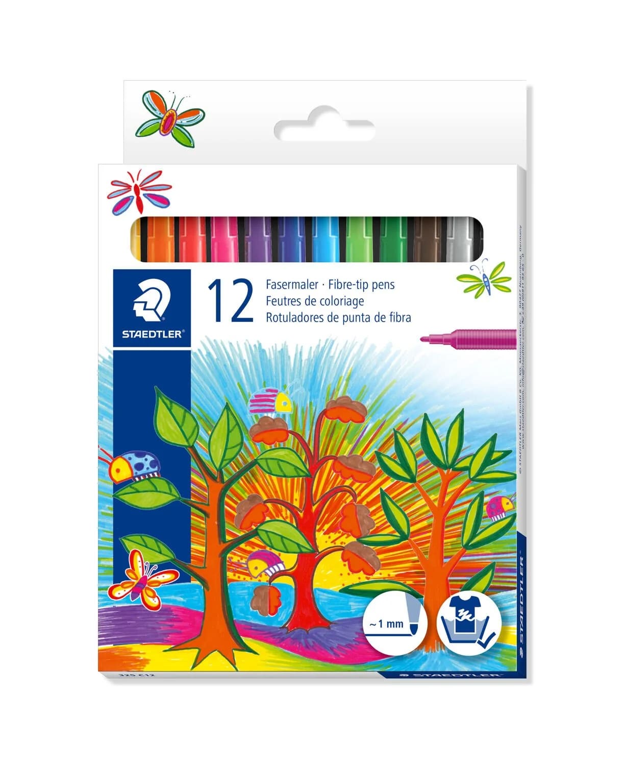 Flomaster / 12 rəng / 325 C12 / Staedtler