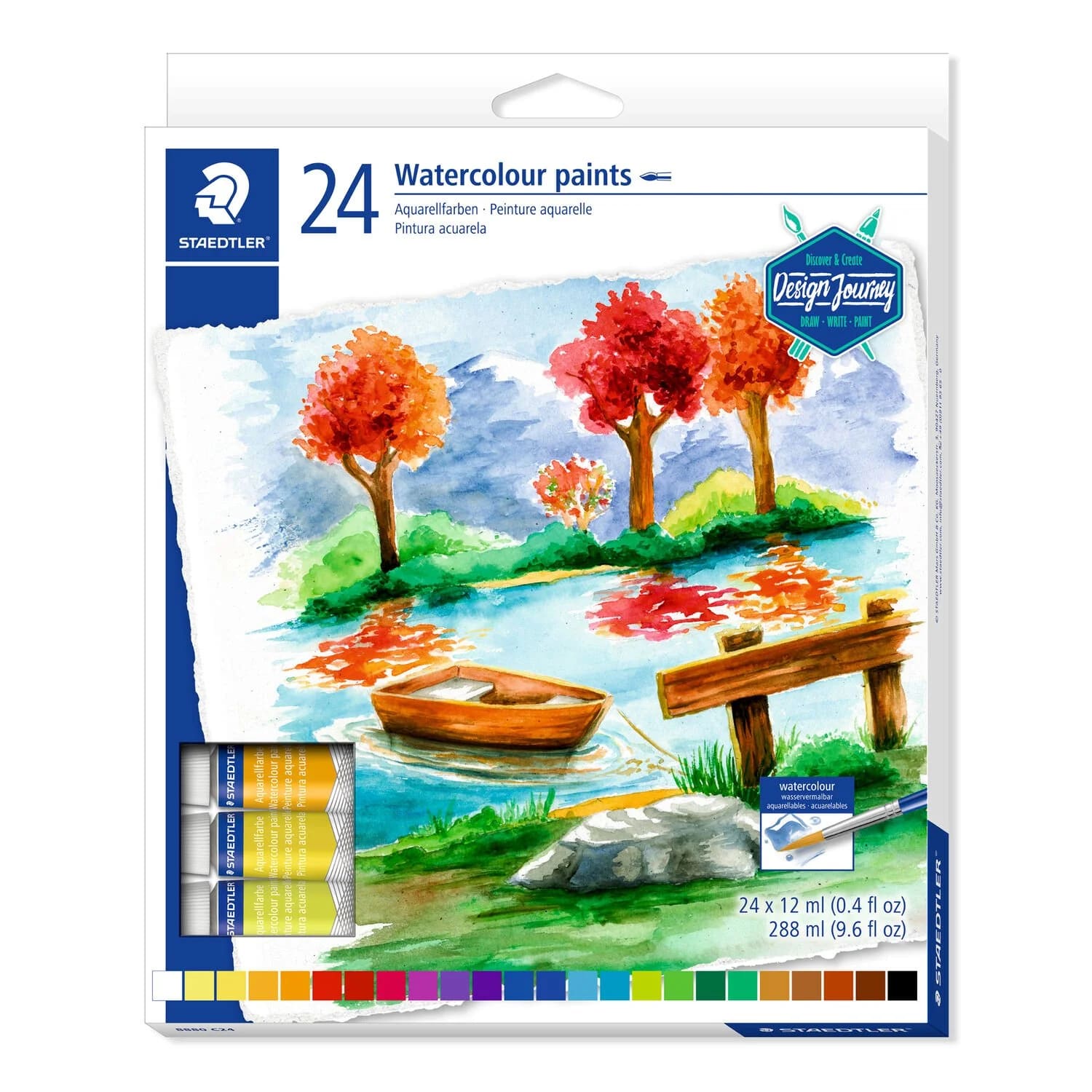 Akvarel boya / 24 rəngi / 8880 C24 / Staedtler