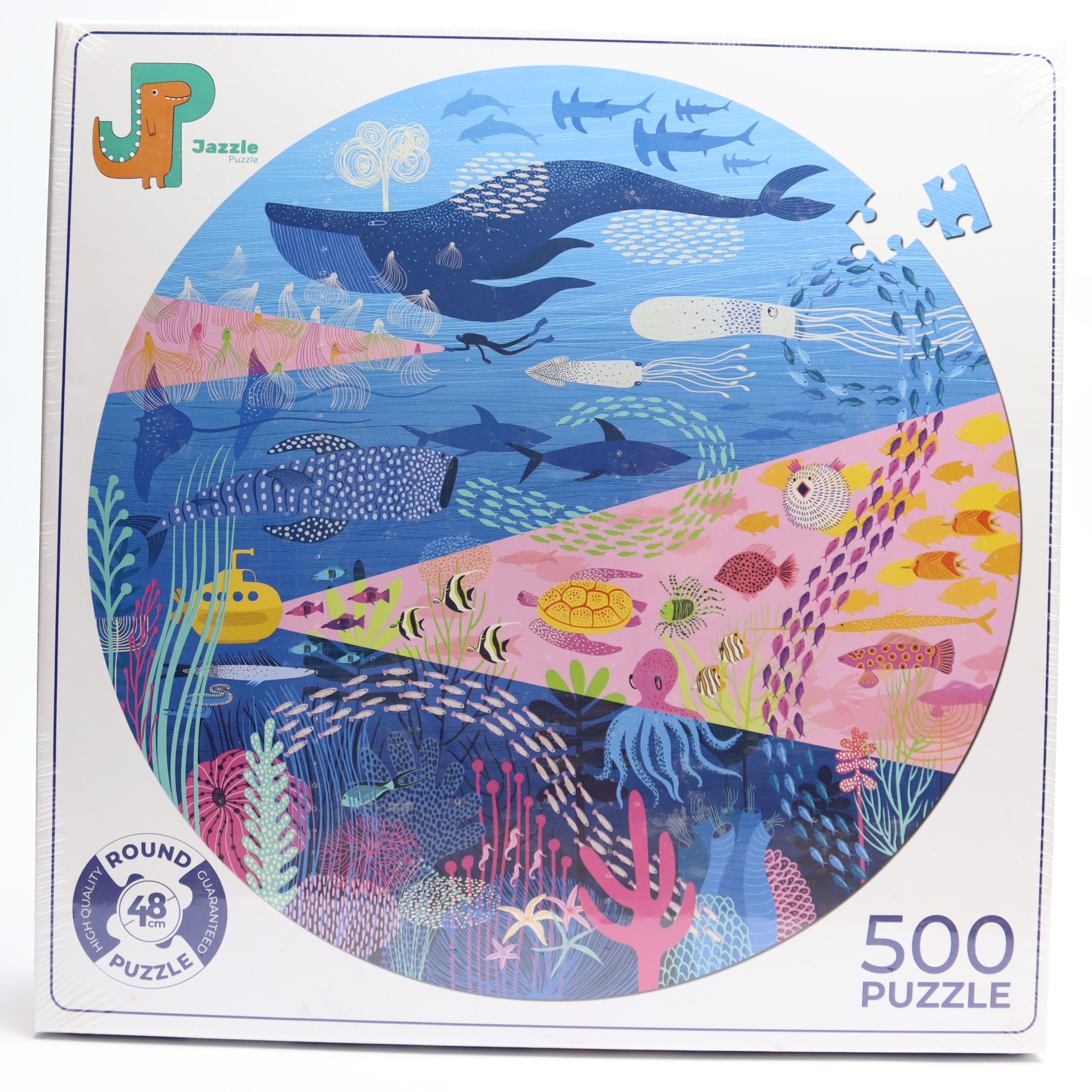 Pazl round 48 sm / Under the sea