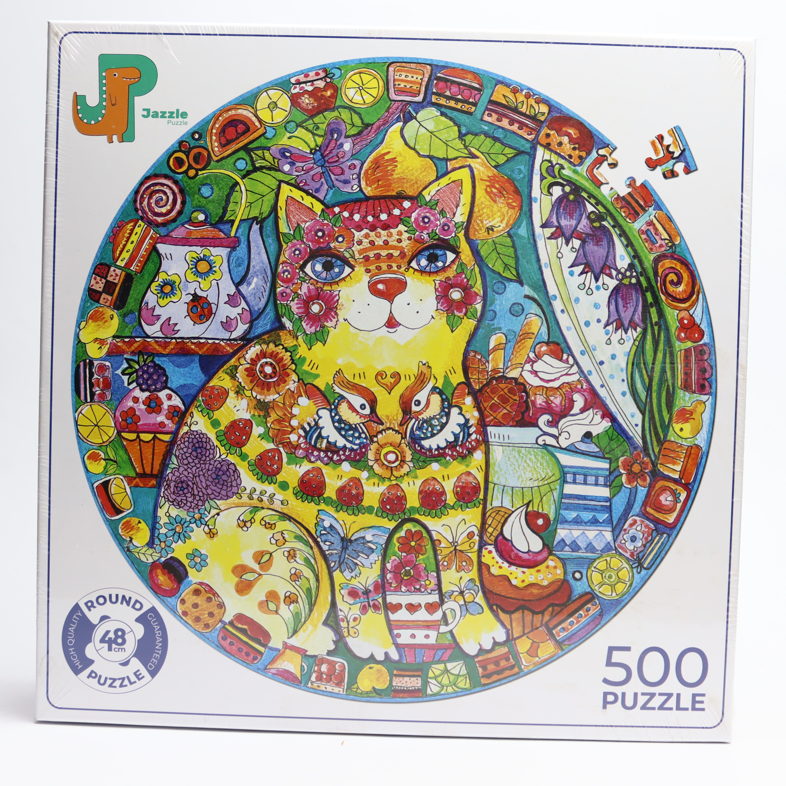 Pazl round 48 sm / Magic cat