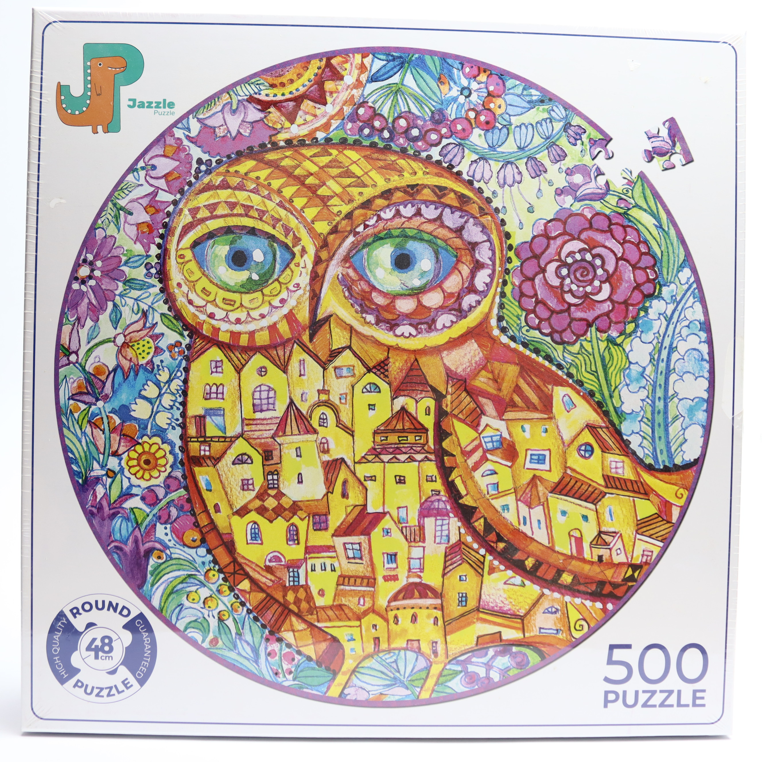 Pazl round 48 sm / Marvelous owl