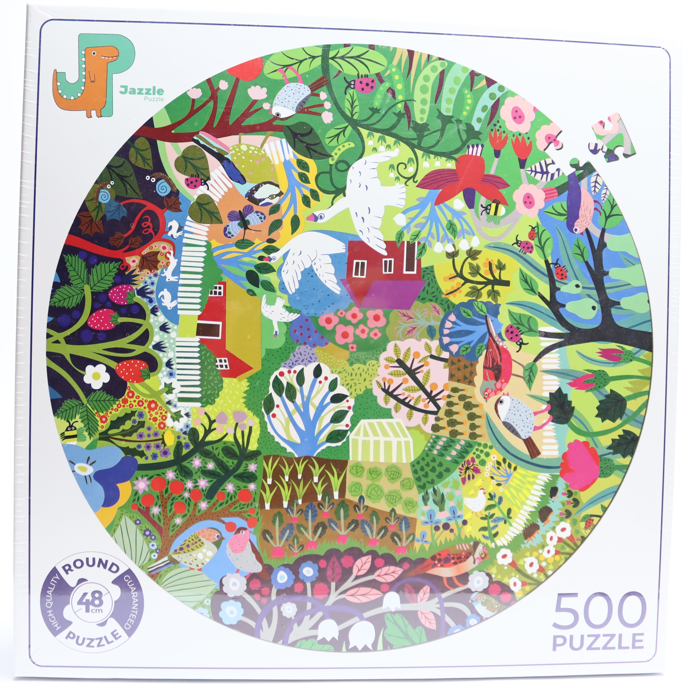 Pazl round 48 sm / Wonderful garden