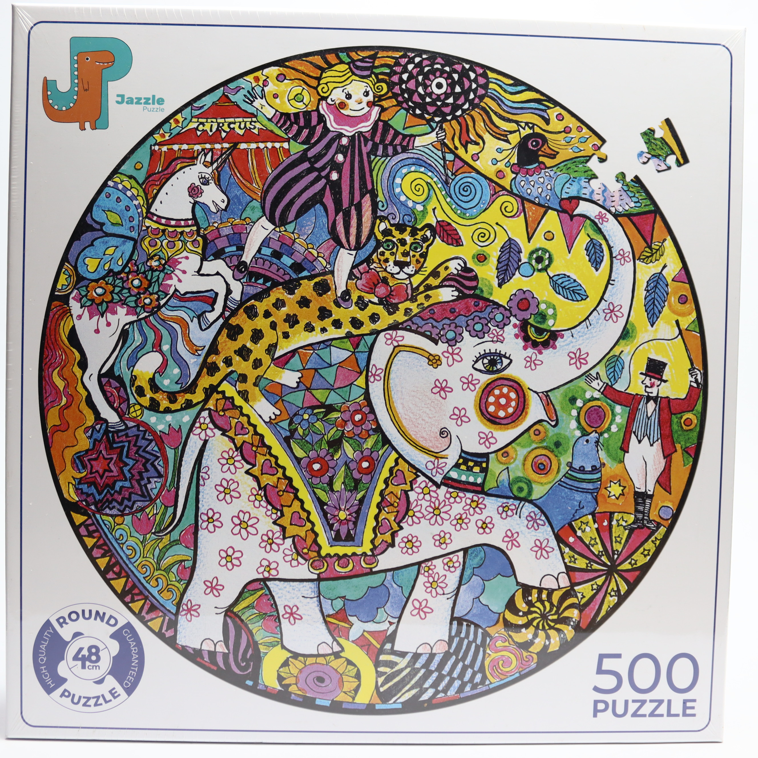 Pazl round 48 sm / Circus arrived