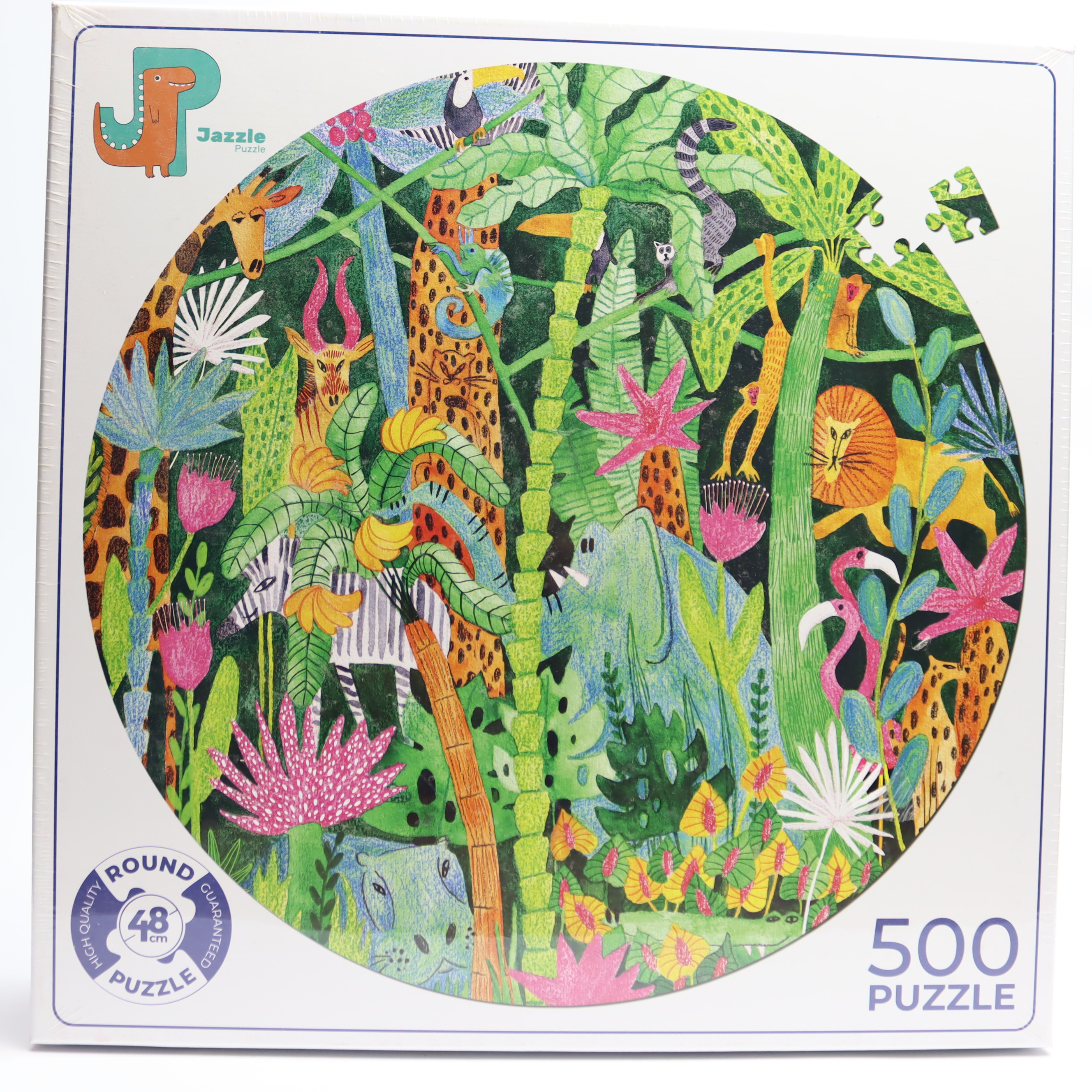 Pazl round 48 sm / Jungle calling