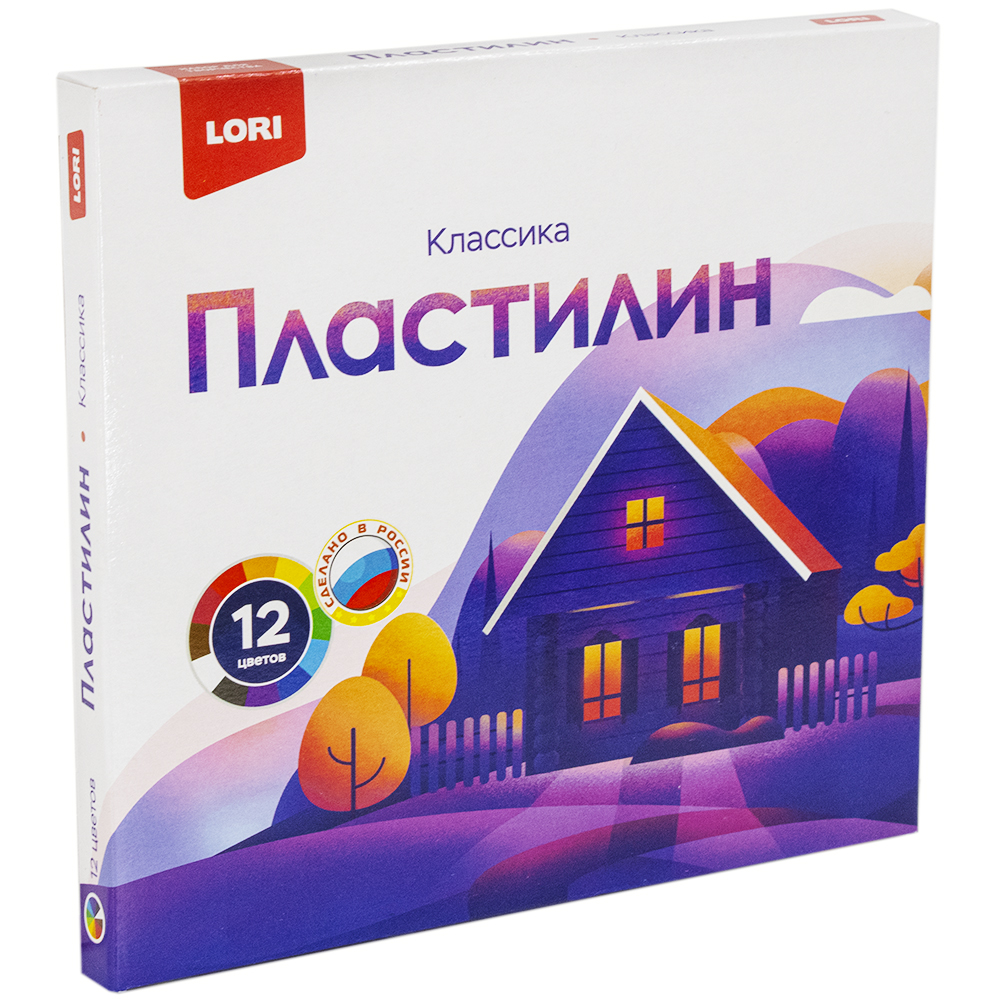 Plastilin Uşaqlar Üçün 12 rəng, 20 gr / Плк-004