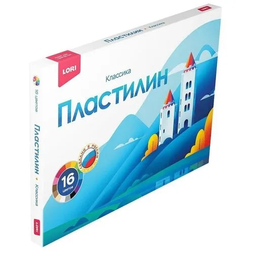 Plastilin Uşaqlar Üçün 16 rəng, 20 gr / Плк-006