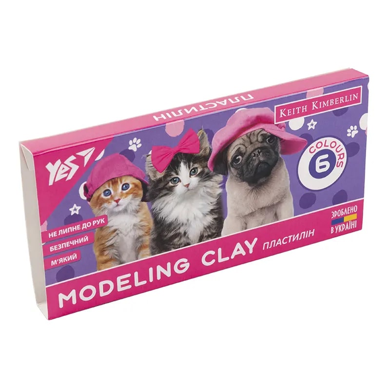 Plastilin 120 gr / 6 rəng / 540605 / YES