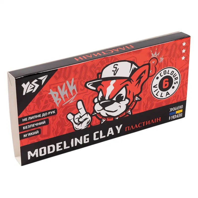 Plastilin 120 gr / 6 rəng / 540604 / YES