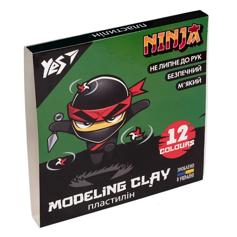 Plastilin 240 gr / 12 rəng / 540620 / YES