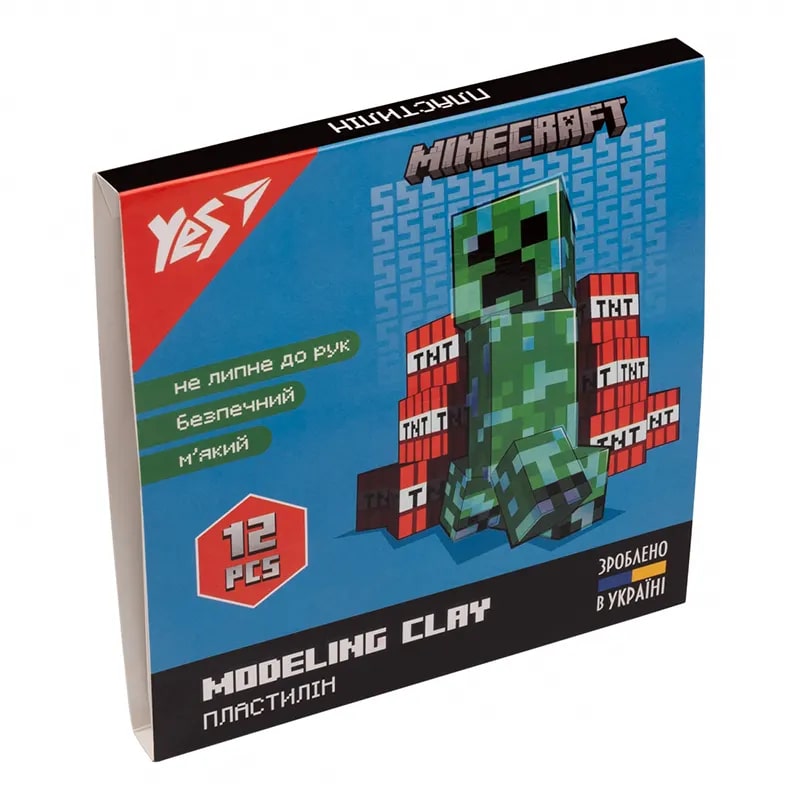 Plastilin 240 gr / 12 rəng / 540622 / YES