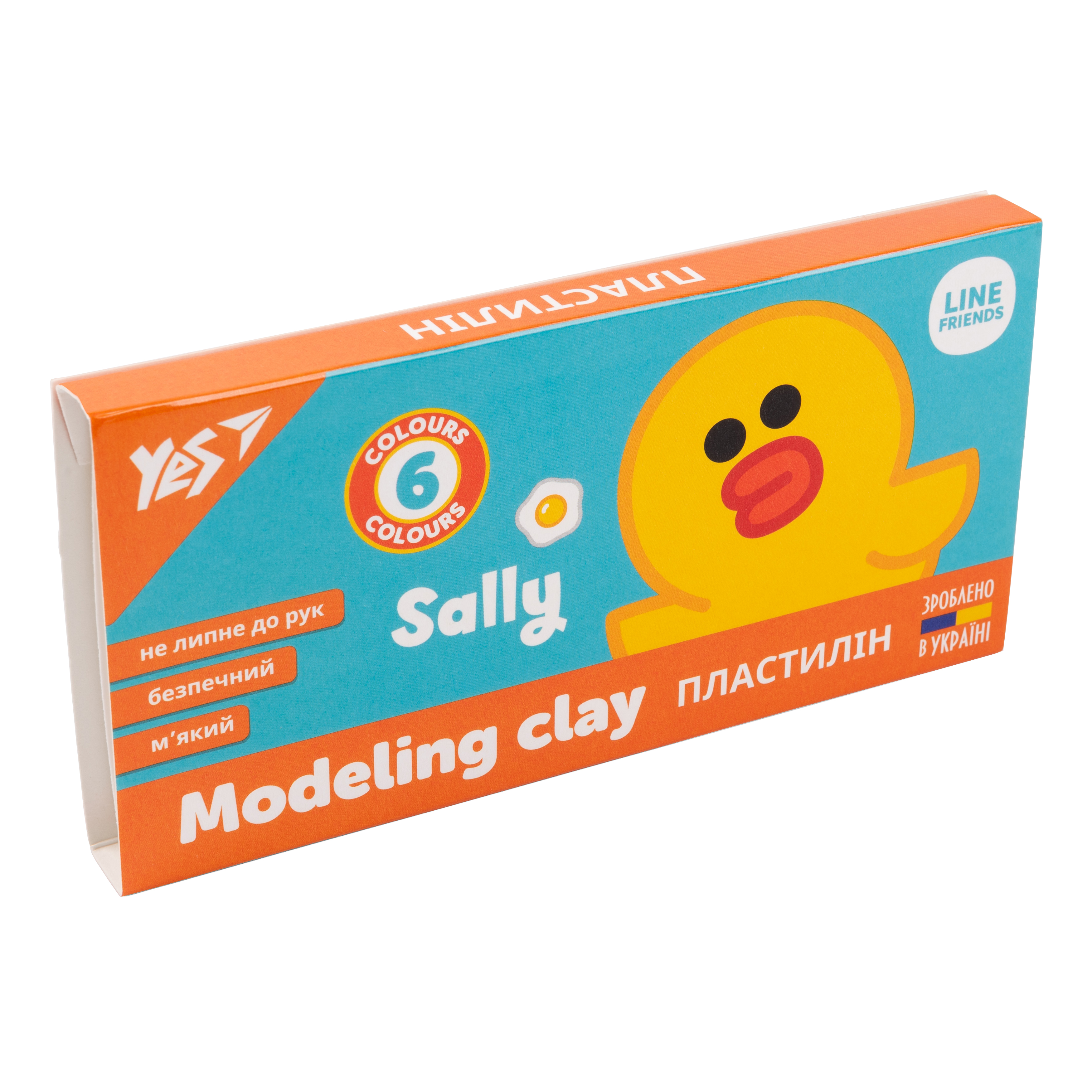 Plastilin 120 gr / 6 rəng / 540625 / YES