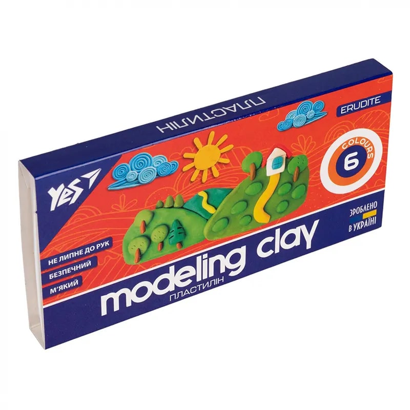 Plastilin 120 gr / 6 rəng / 540627 / YES