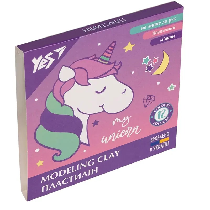 Plastilin 240 gr / 12 rəng / 540637 / YES