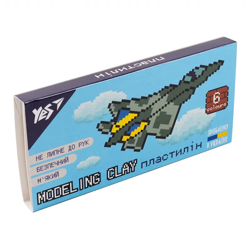Plastilin 120 gr / 6 rəng / 540642 / YES