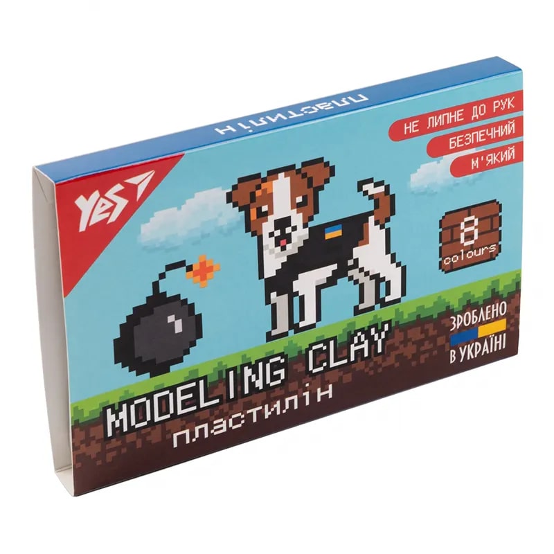 Plastilin 160 gr / 8 rəng / 540644 / YES