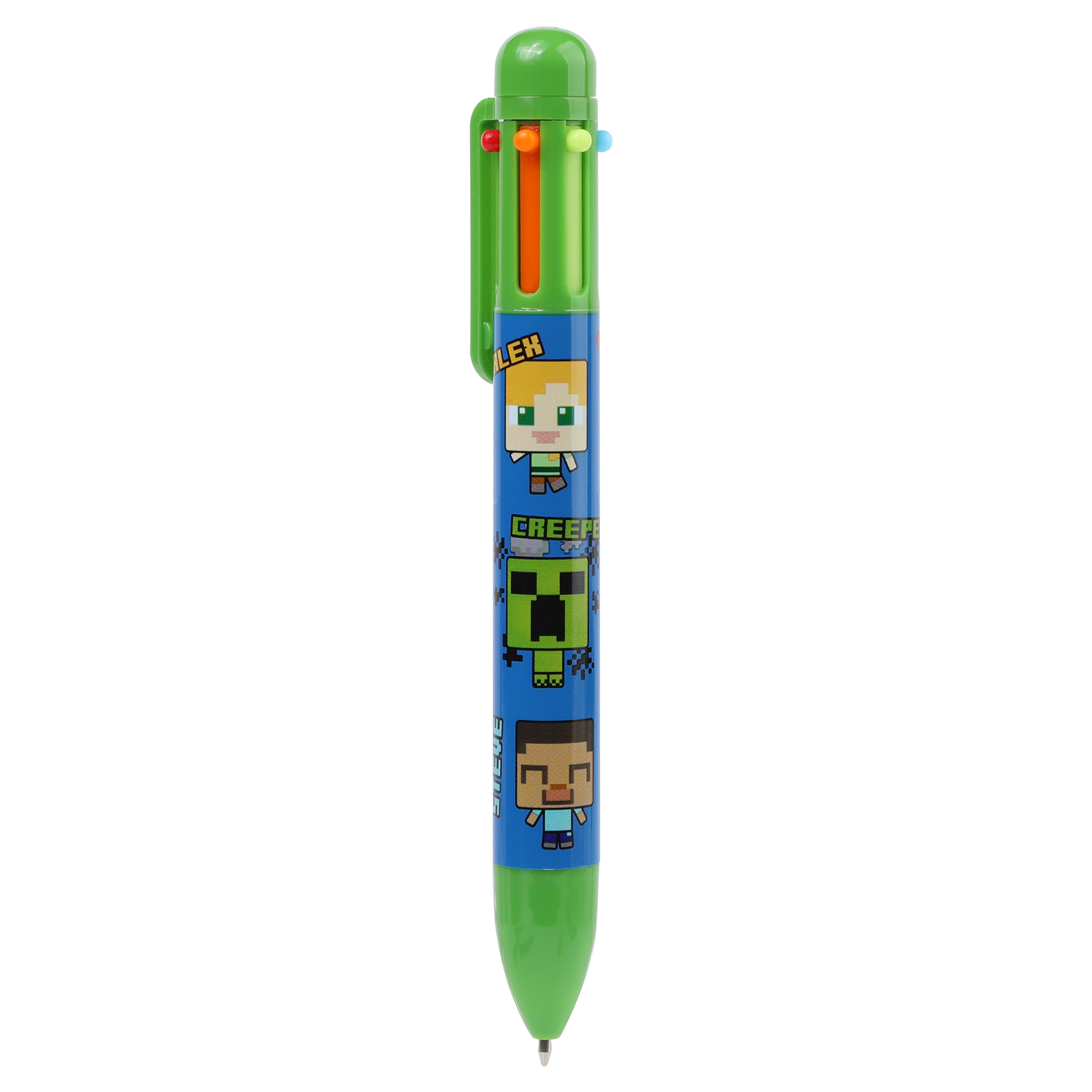 Qələm diyircəkli 0.7mm 6 rəng Minecraft 412244 YES