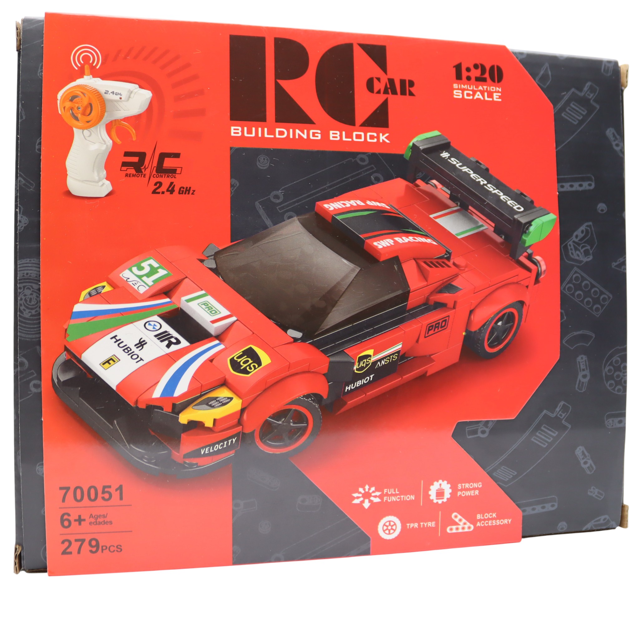 Lego maşın (motorlu, putlu) / 279 pcs / 70051