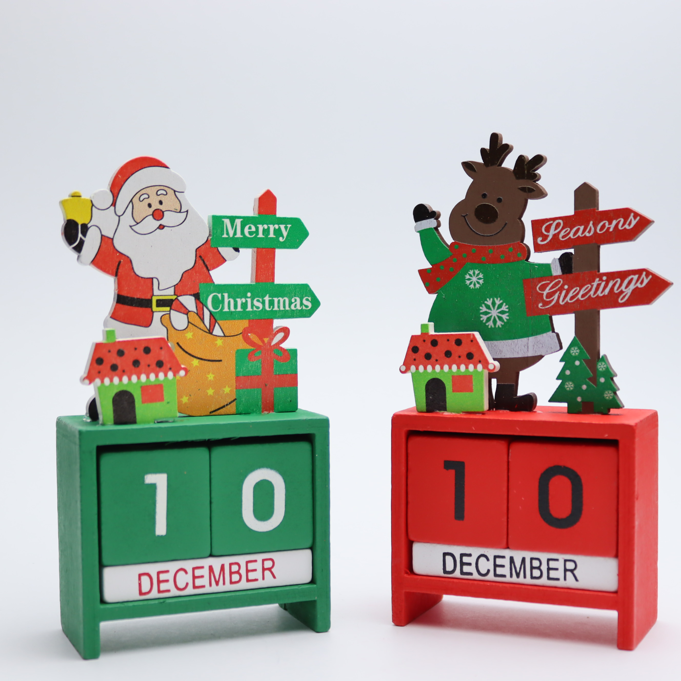 Təqvim stol üstü taxta yeni il