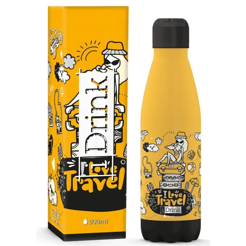 Termos 500ml Travel Doodle  ID0049 I-Total