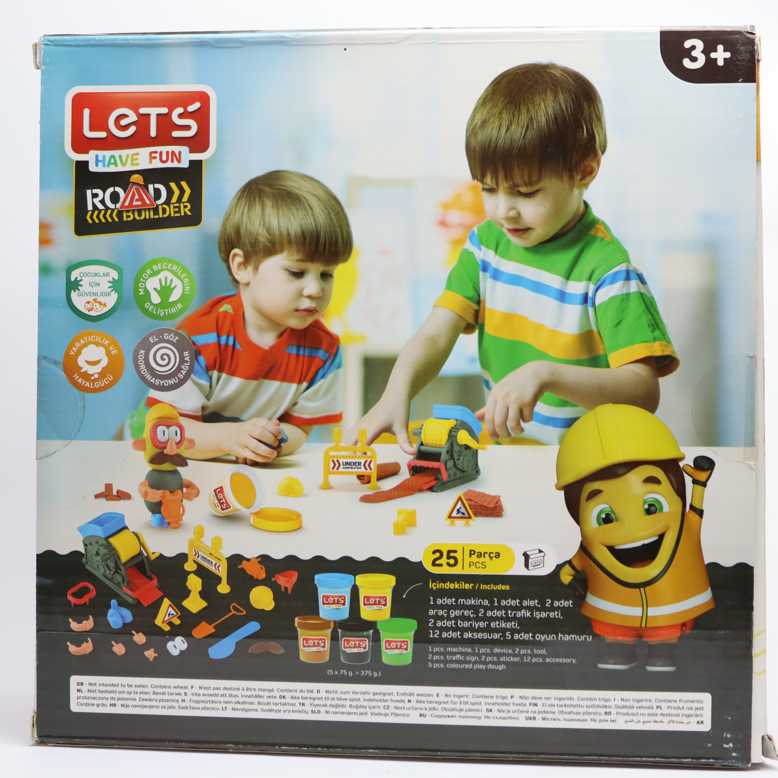 Plastilin Yol İnşaat Seti / 25 PCS / L8491 / LETS