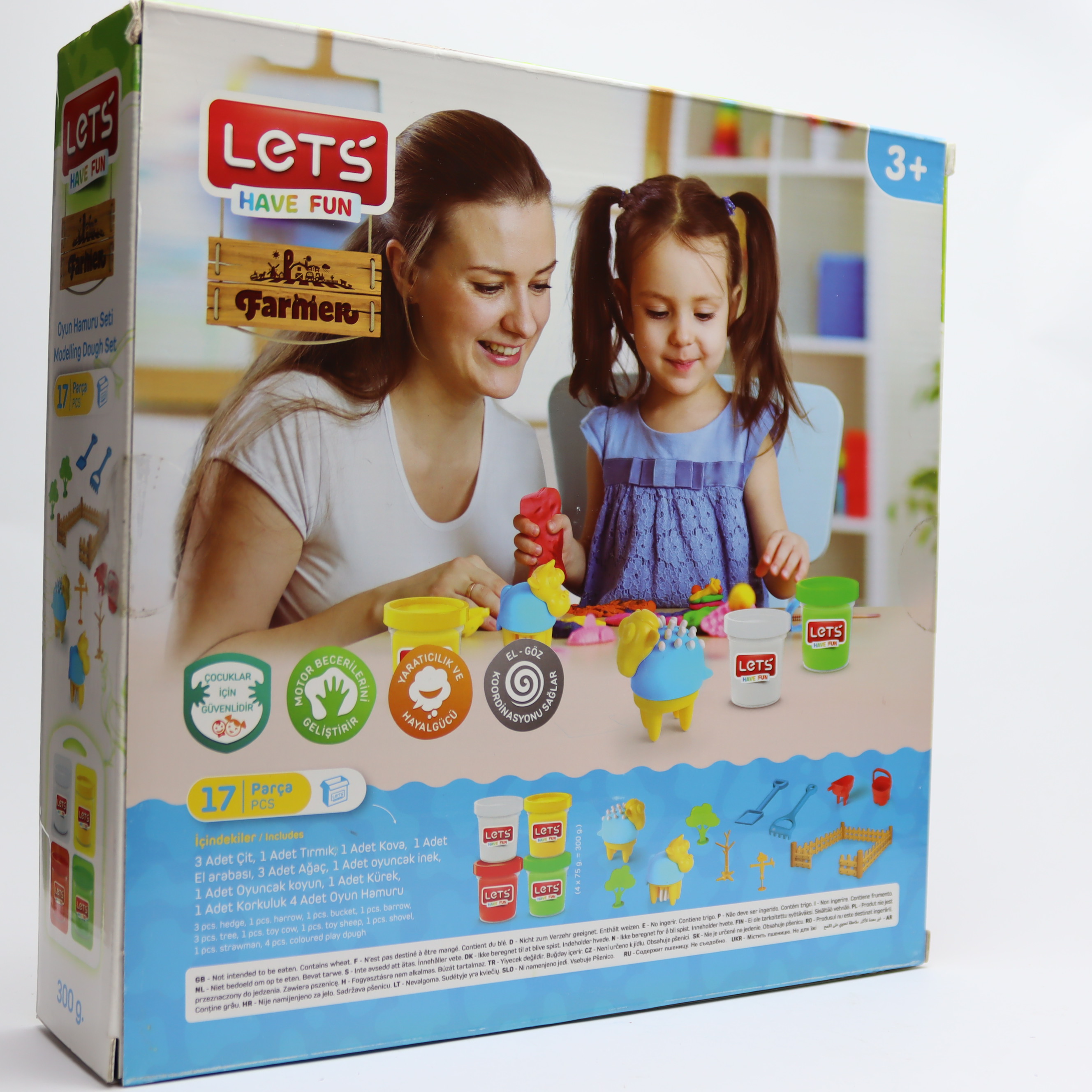 Plastilin Çiftlik Seti / 17 PCS / L9007 / LETS