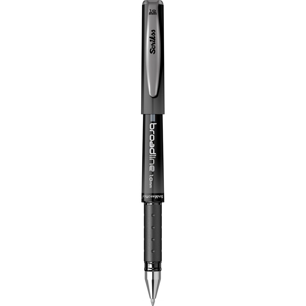 Qələm diyircəkli 1.0 mm Broadline qara / 86305 / Scrikss