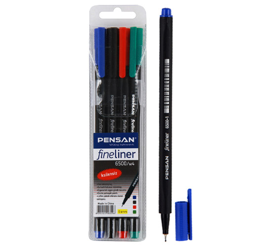 Qələm Liner \ 6500 \ 4 rəngli \ Pensan