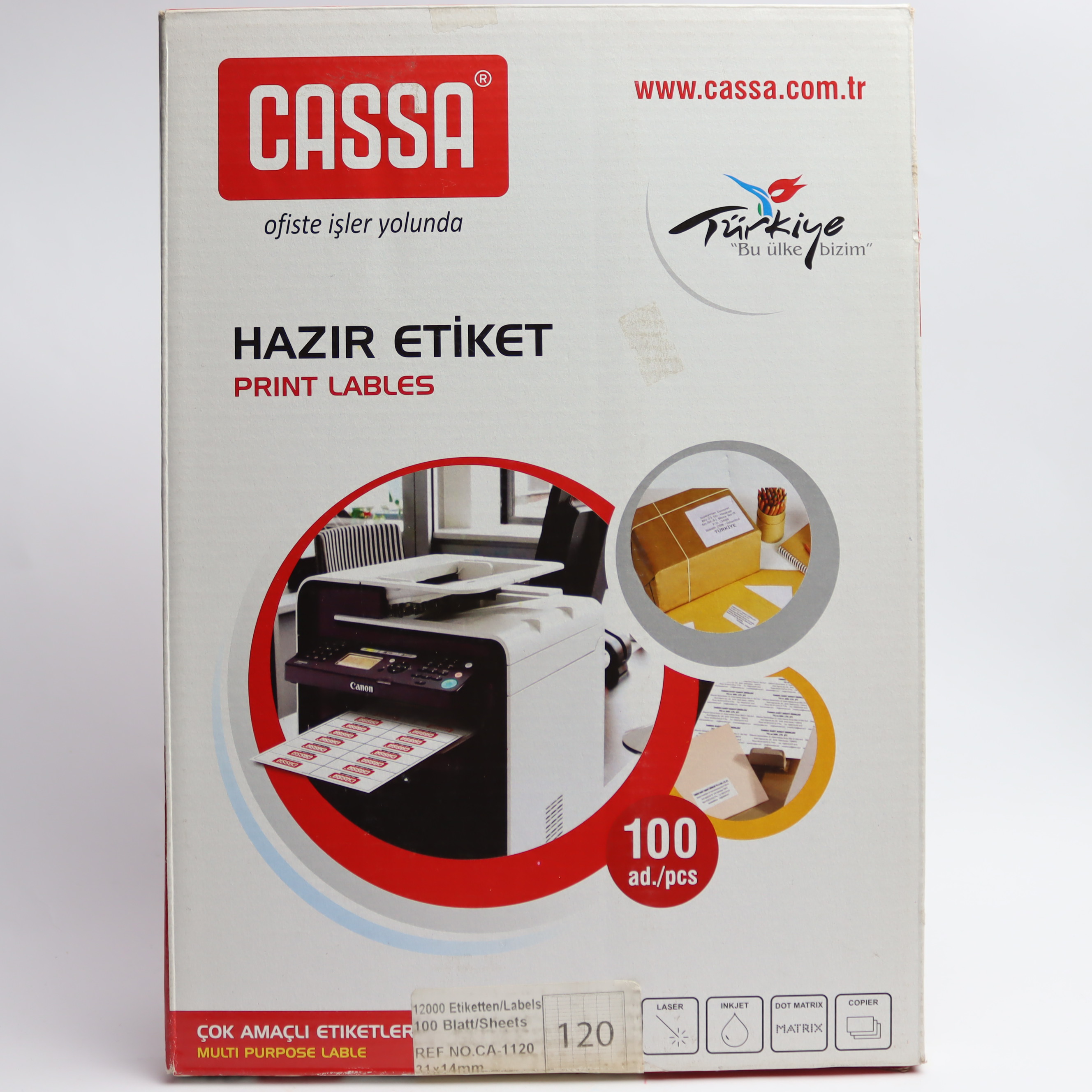 Label (31*14) CA-1120 120 ədədli