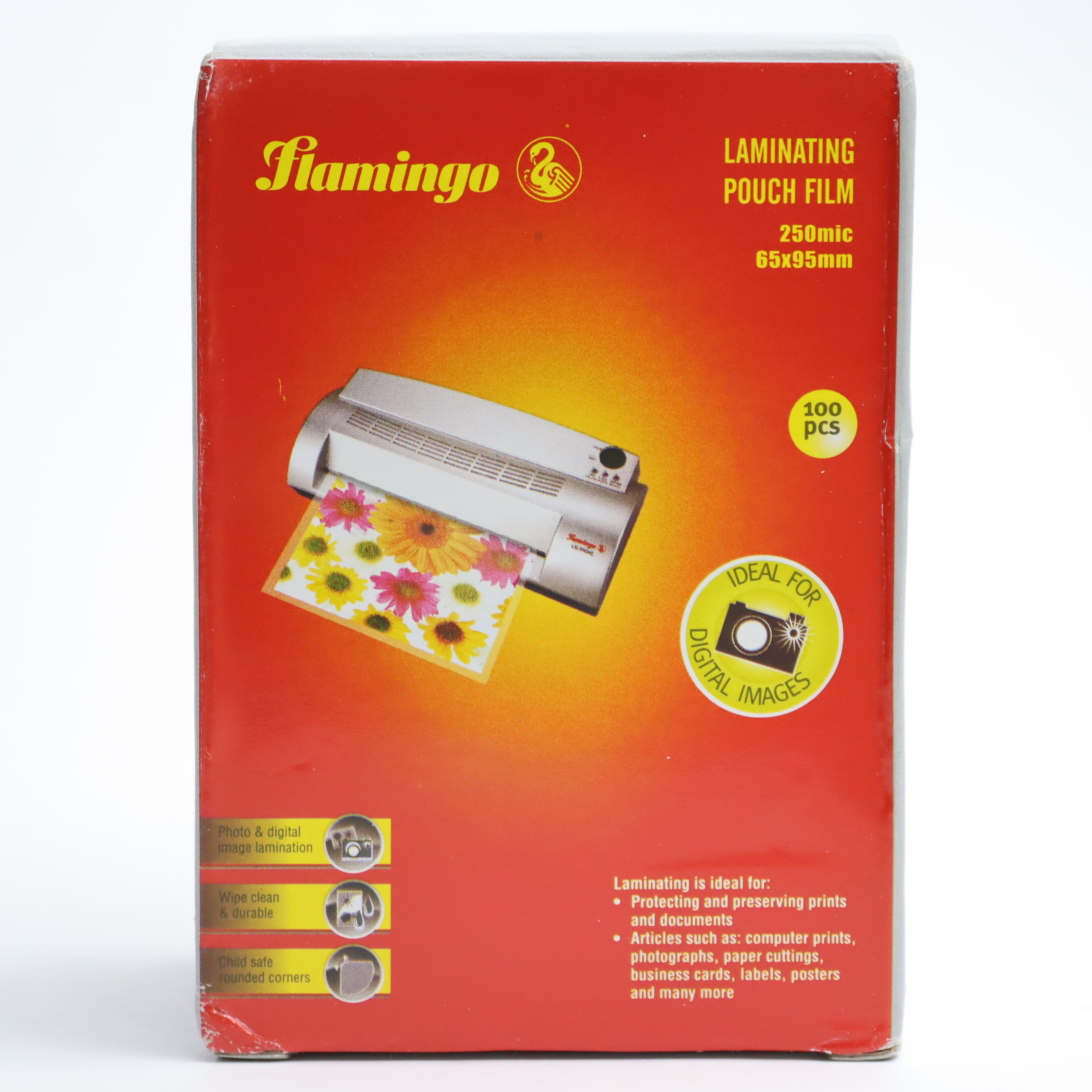 Laminasiya  plyonka 65 x 95 x 250 mic / Flamingo