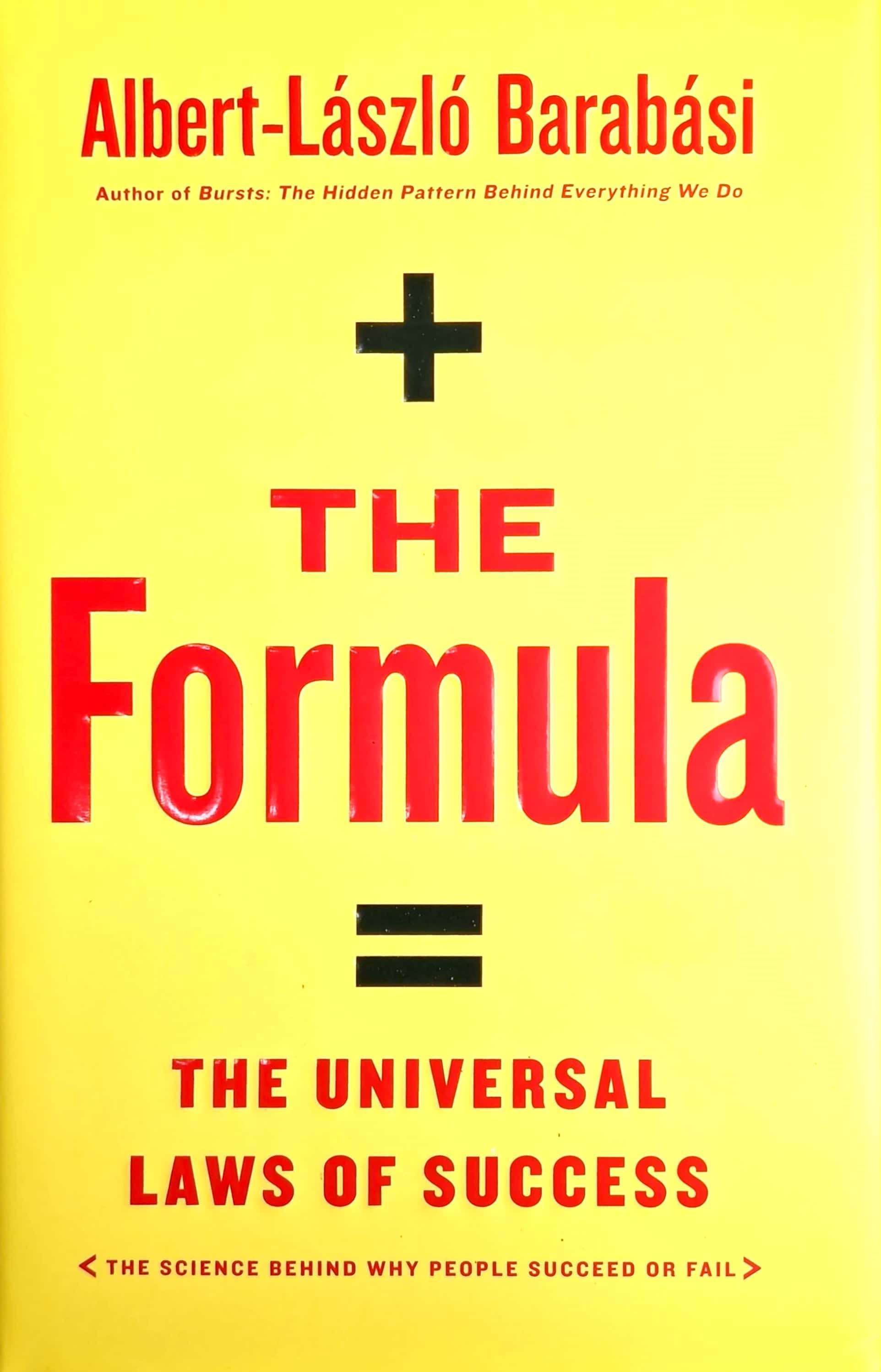K. Eng. The Formula / Albert Laszlo Barabasi