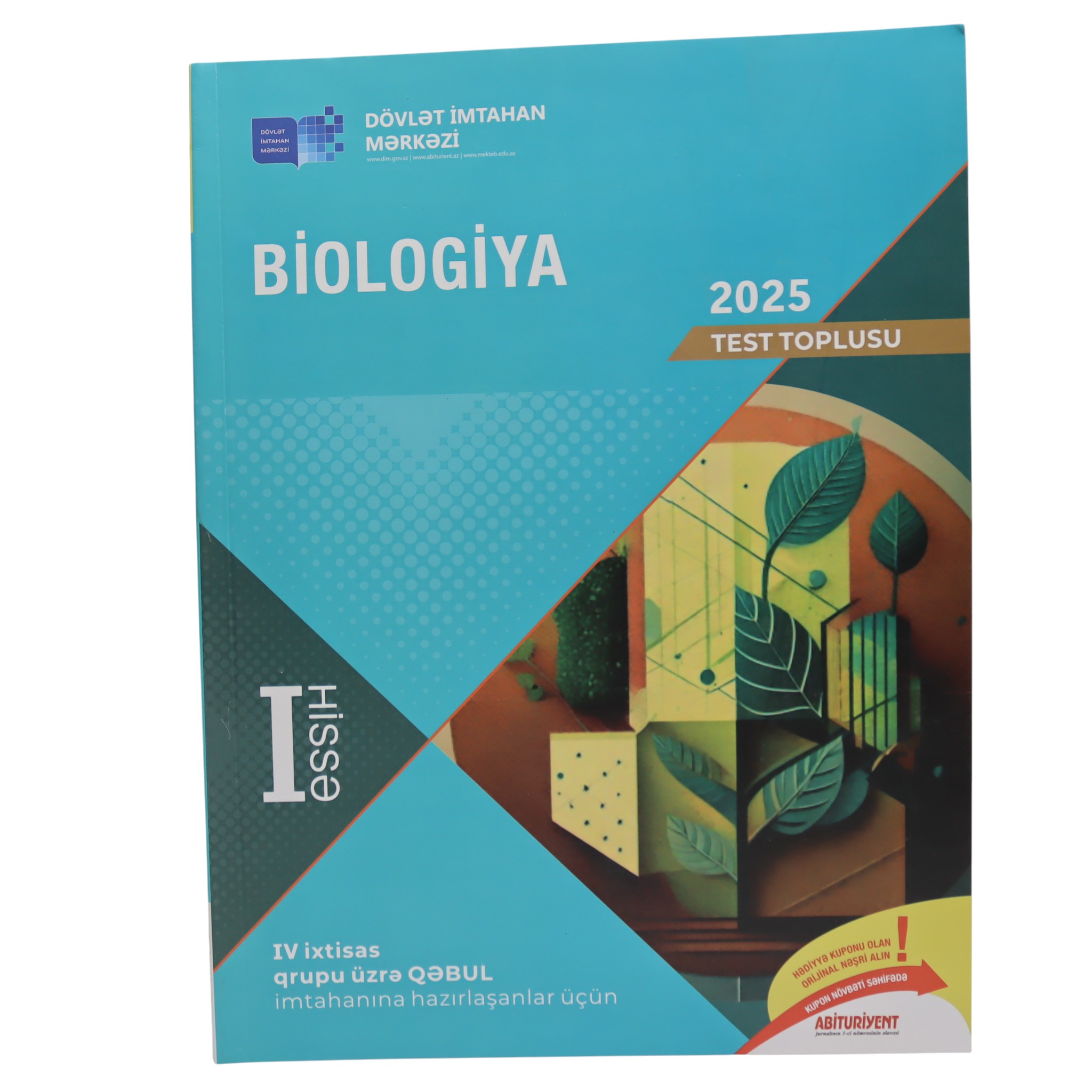 Test Toplusu Biologiya I hissə / Dim