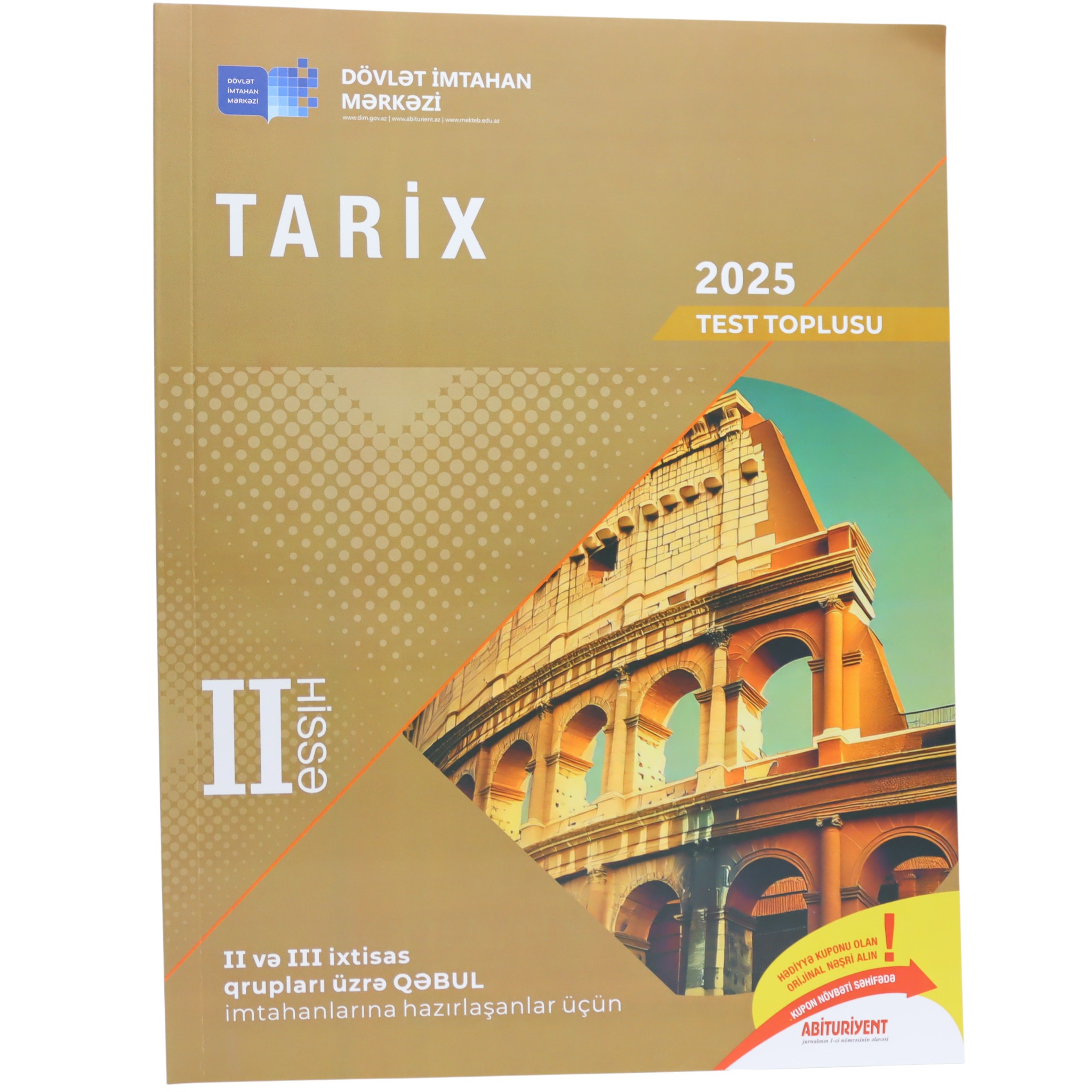 Test Toplusu Tarix II hissə /DİM