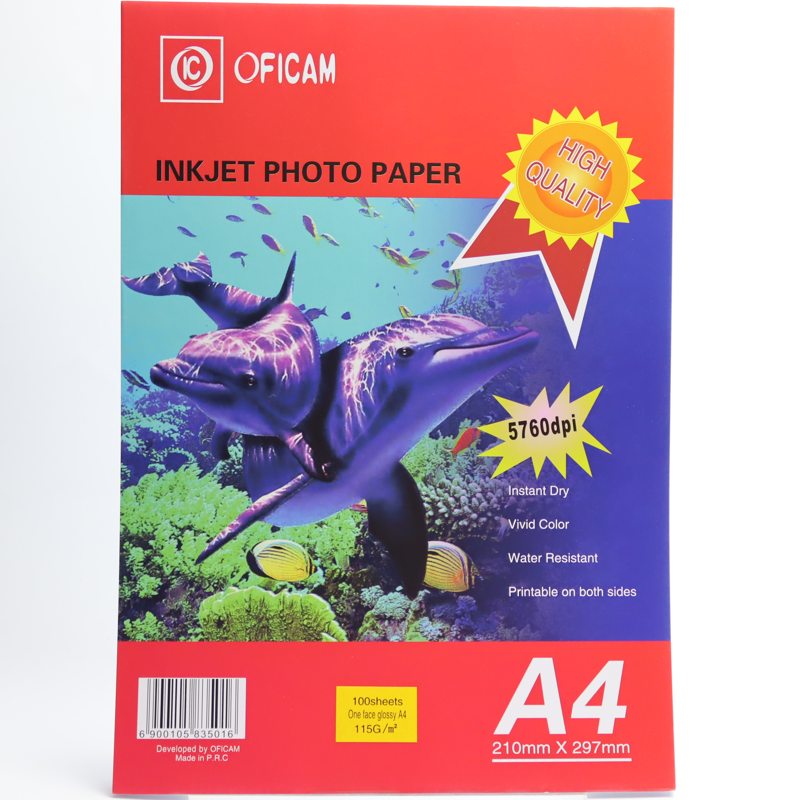 FOTO KAĞIZ 210*297 / one face-glossy / 115GR / OFICAM