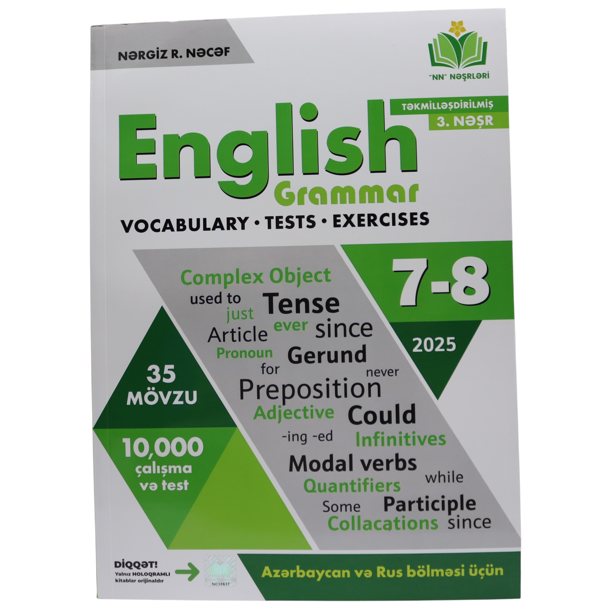 English 7-8 / Grammar Vocabulary Tests Exercises / Nərgiz R.Nəcəf