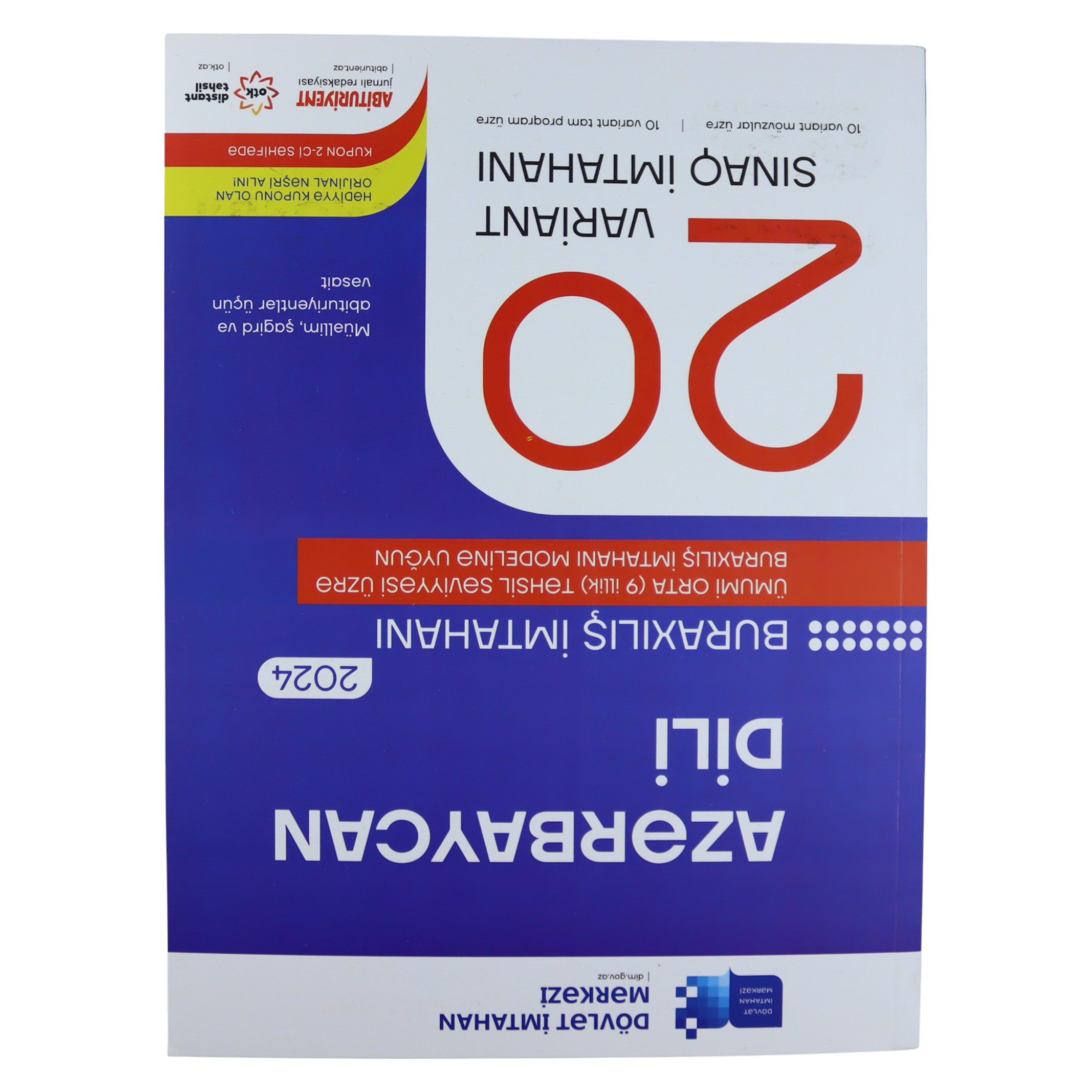 Az. dili - 20 Variant sınaq imtahanı / 9 illik / Dim