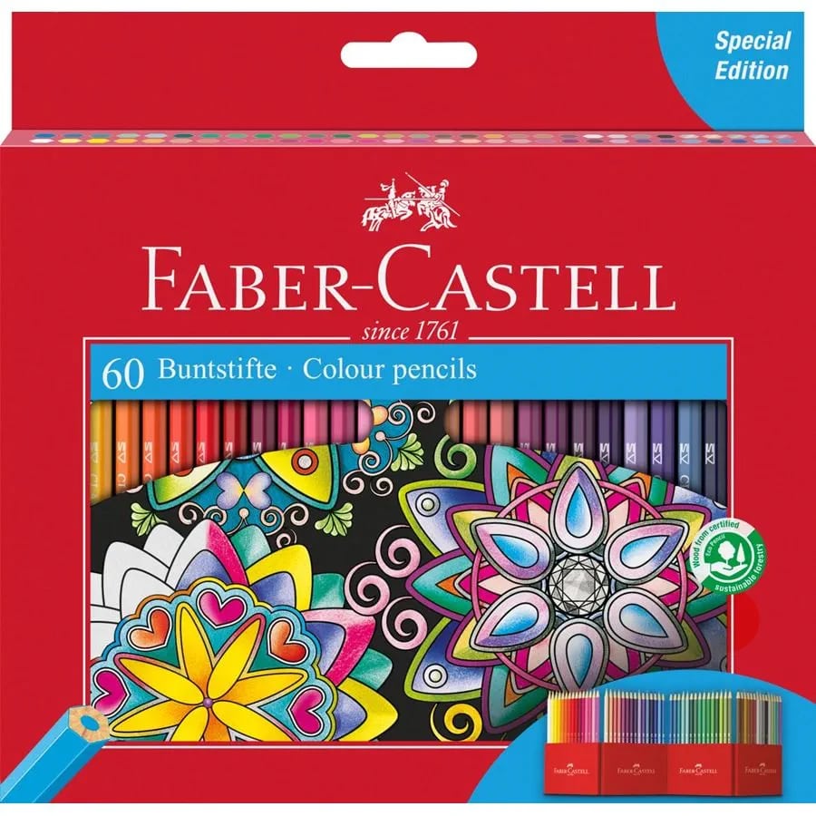 KARANDAŞ 60 RƏNGLİ 111260 FABER CASTEL