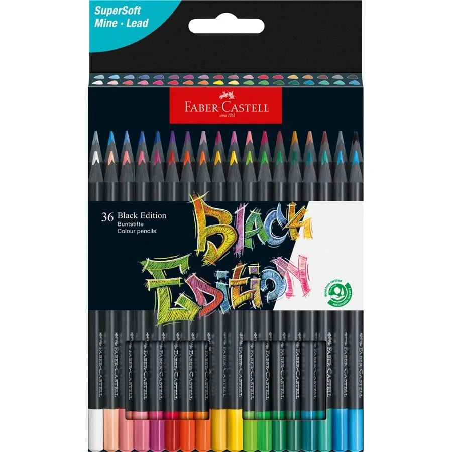 KARANDAŞ 36 RƏNGLİ / BLACK EDITION / 116436 / FABER CASTEL
