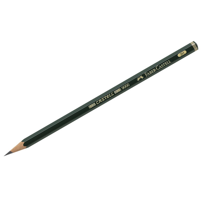 Karandaş sadə 3H yaşıl Faber Castell