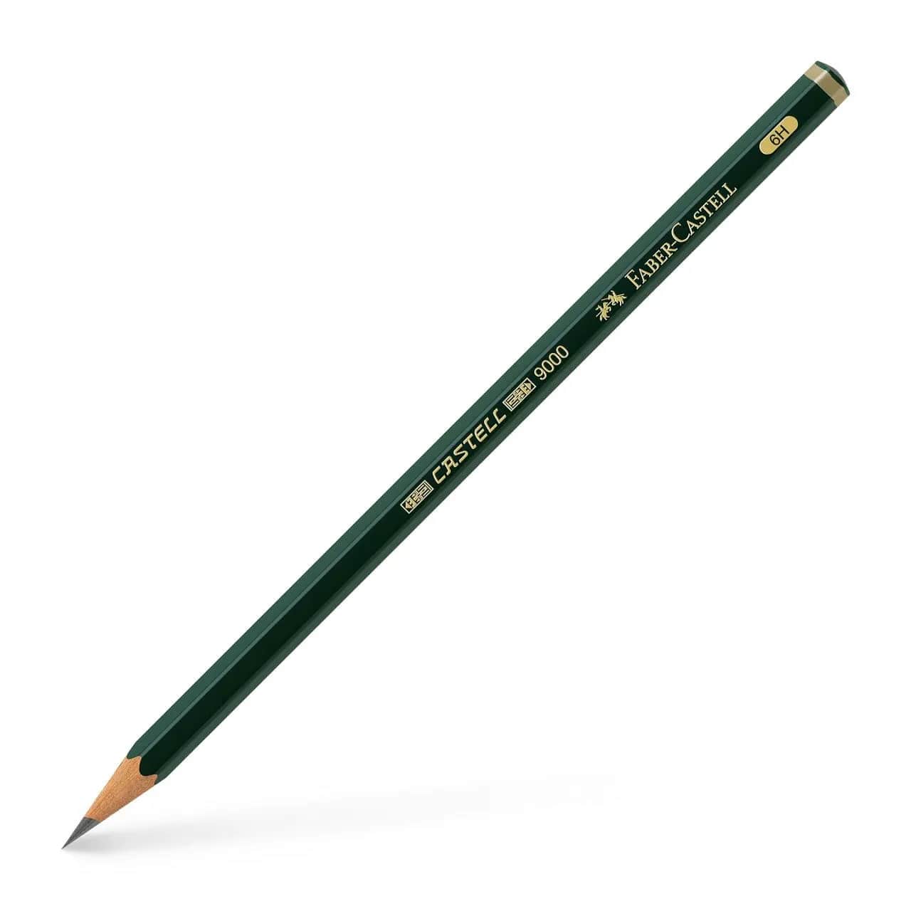 Karandaş sadə 6H yaşıl Faber Castell