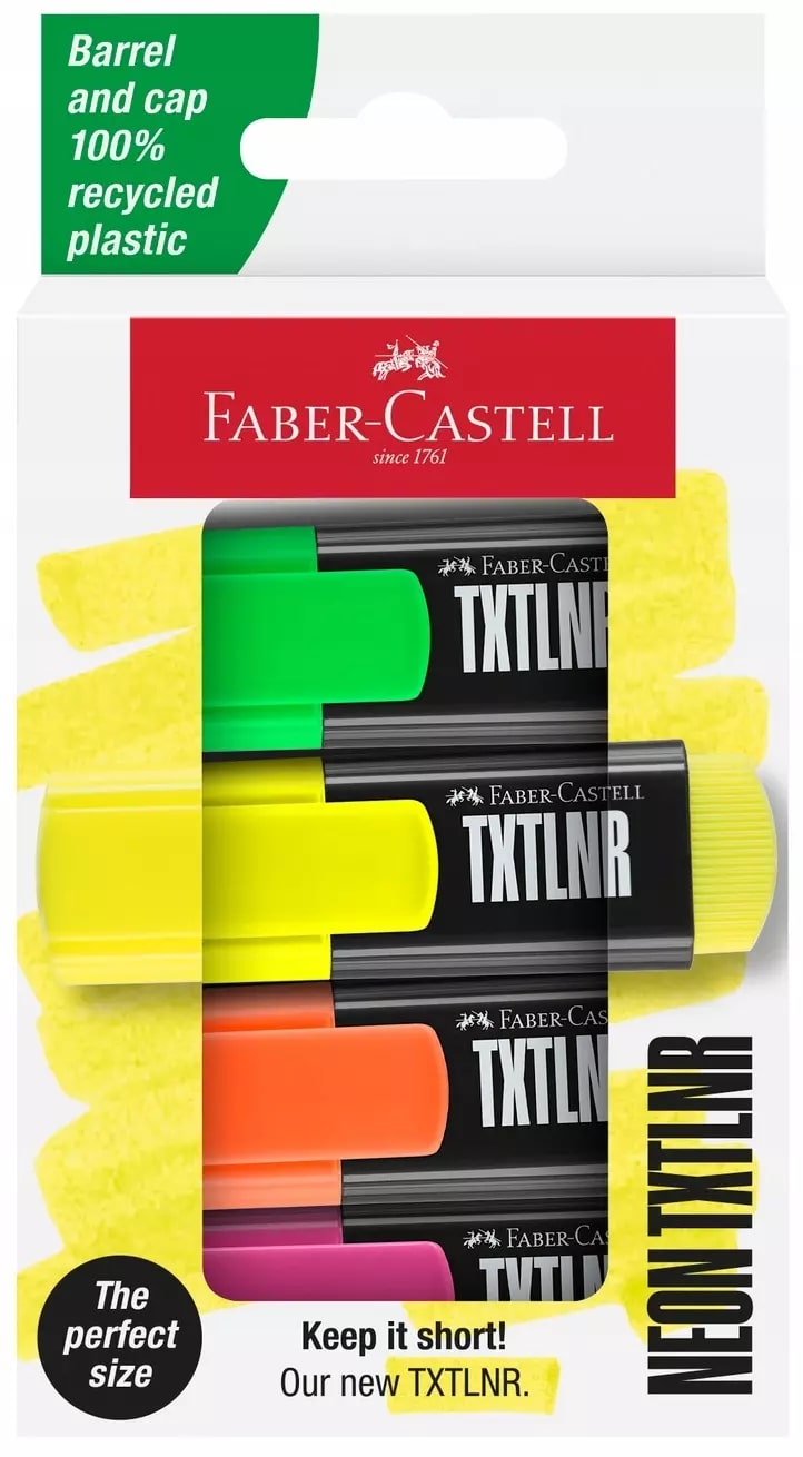 Textmarker 4 rəng / 154204 / FABER-CASTELL