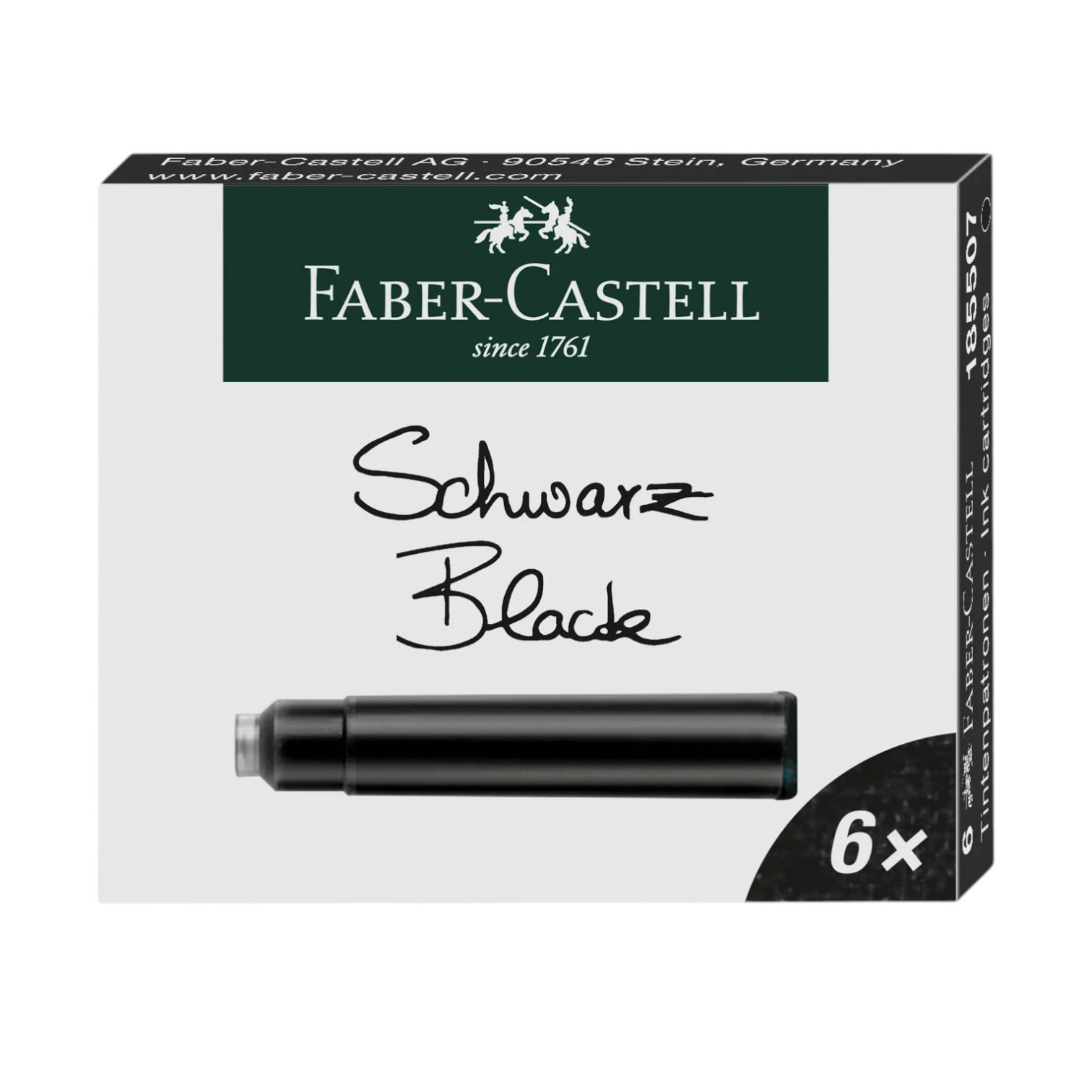Qələm pero içliyi -sterjin qara / 185507 / Faber-Castell