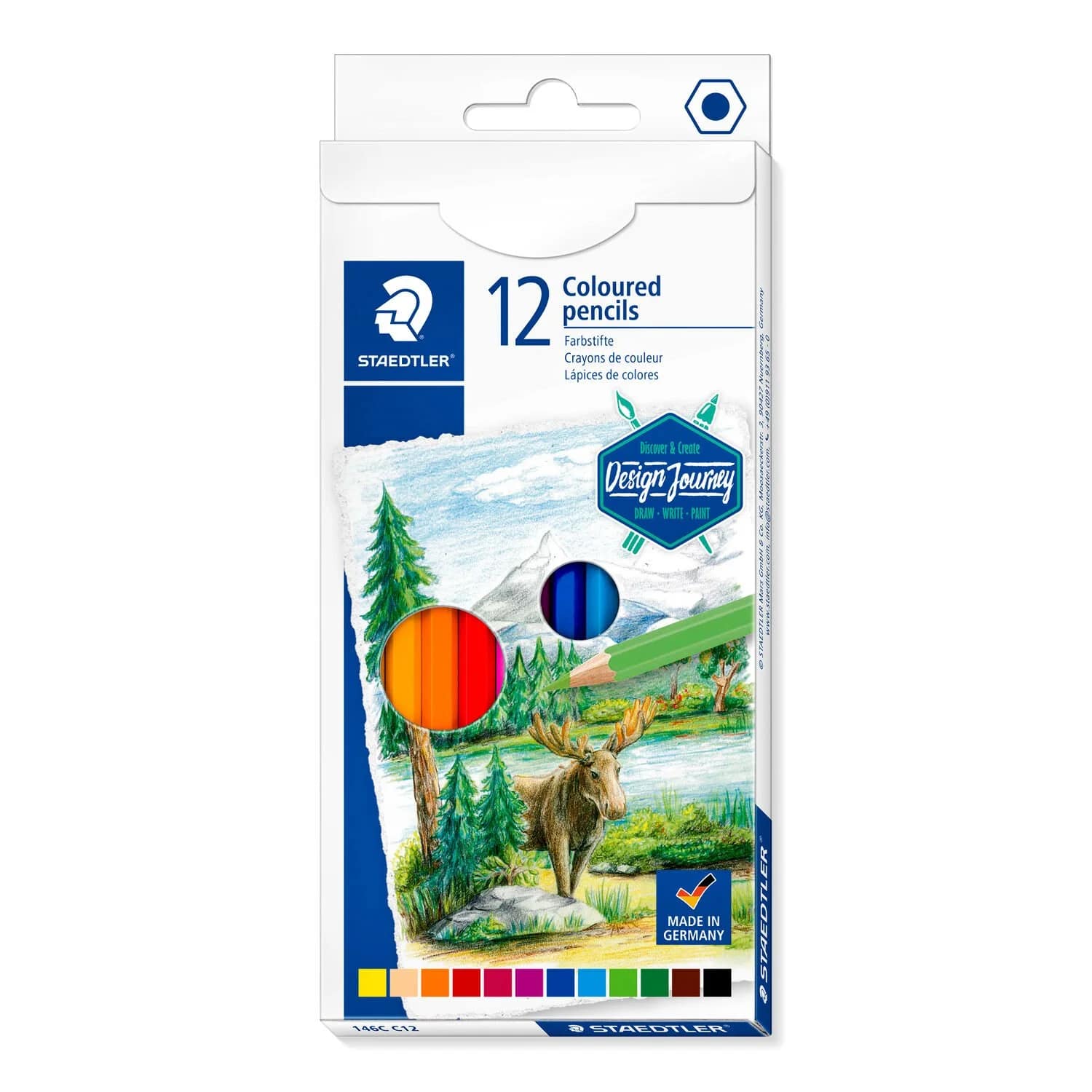 Karandaş rəngli / 12 rəng / 146C C12 / Staedtler
